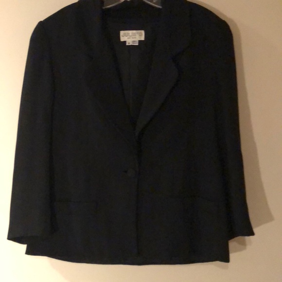 Julie O Jackets & Blazers - Woman’s black silk jacket size 8
